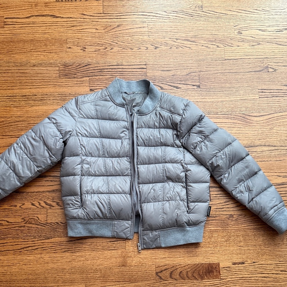 William Rast Quilted Puffer Jacket - Gray